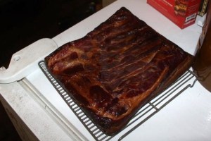 Cooling down after coming off the smoker.