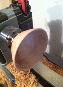 I have finishing gouges to clean up all the rough cuts from the regular gauges.  After this all I have to do is sand and finish. 